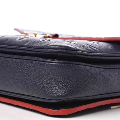 Louis Vuitton Empreinte Pochette Metis Marine Rouge 8 of 10