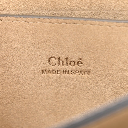 Chloe Suede Calfskin Small Faye Shoulder Bag Motty Grey 6 of 13