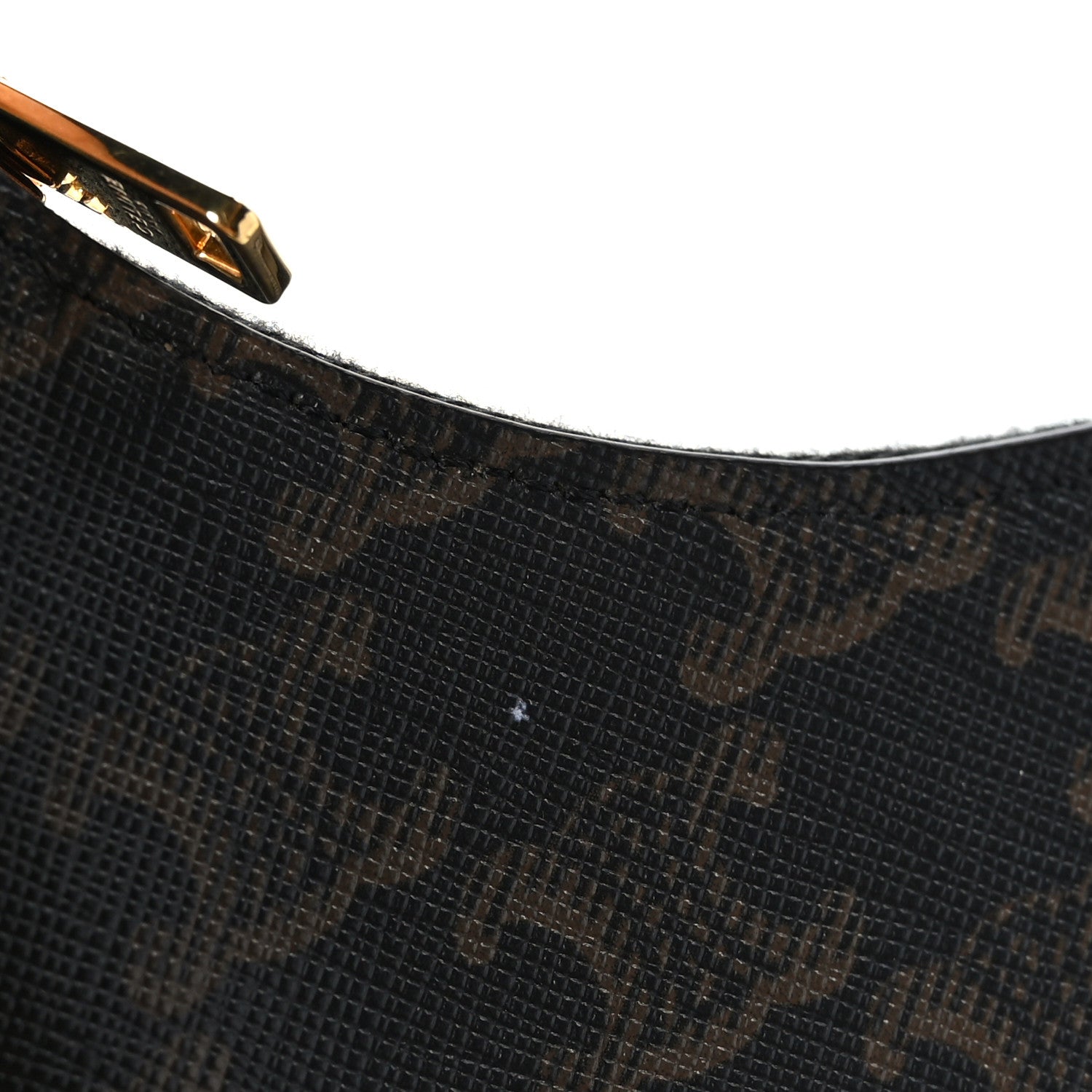 Celine Triomphe Canvas Calfskin Ava Shoulder Bag Tan 9 of 9