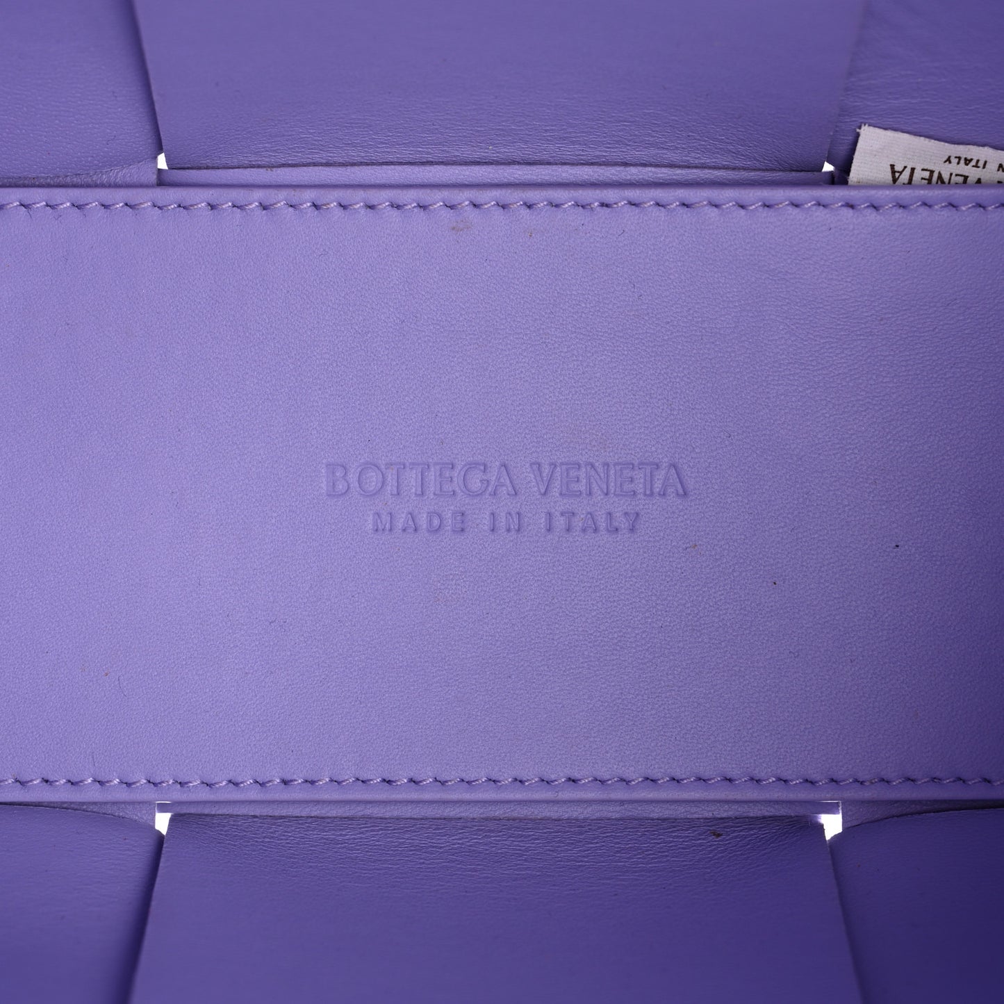 Nappa Maxi Intreccio Mini Arco Tote Wisteria