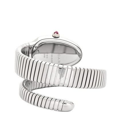 Bulgari Stainless Steel Diamond Bezel 35mm Serpenti Tubogas Quartz Watch 3 of 5