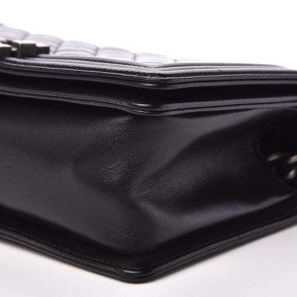 Chanel Lambskin Quilted Medium Boy Flap Black 13 of 13