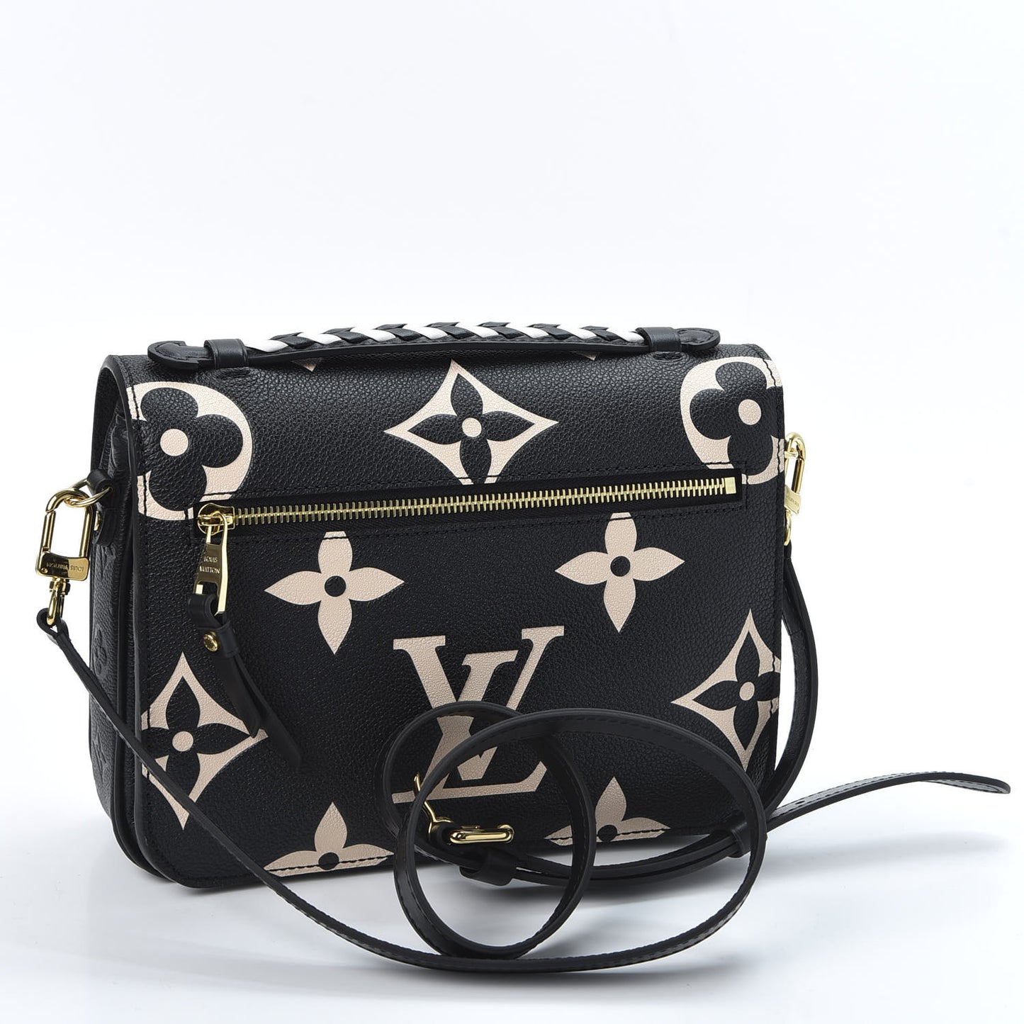 Empreinte Monogram Giant Crafty Pochette Metis Black Creme