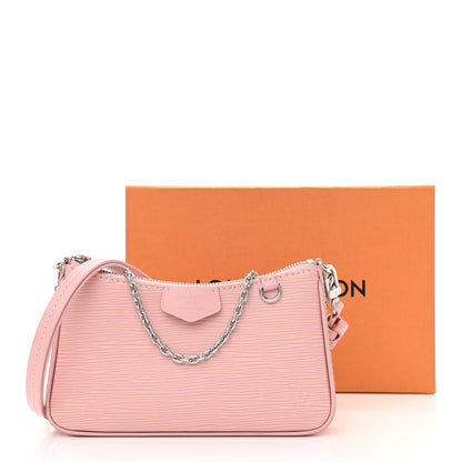 Louis Vuitton Epi Easy Pouch On Strap Rose Ballerine 9 of 9