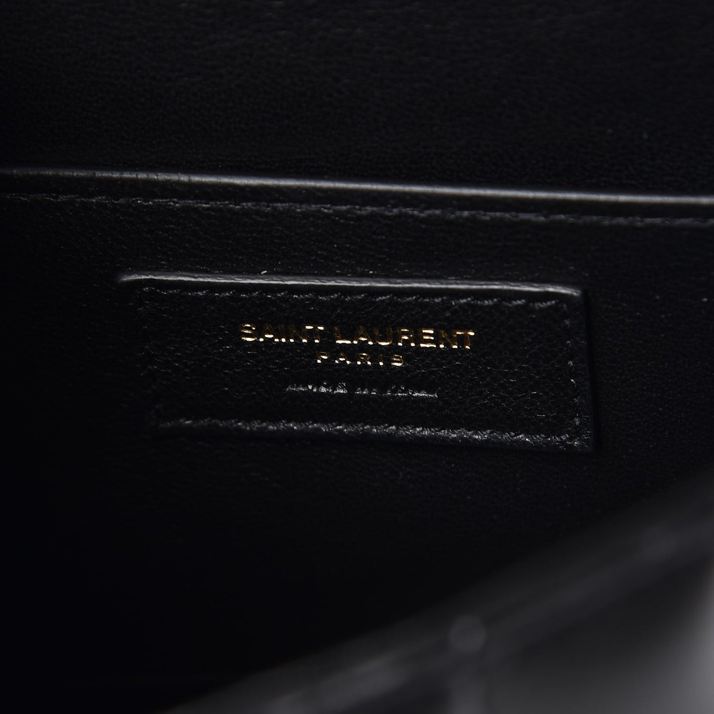 Lambskin Matelasse Monogram Medium Vicky Chain Bag Black