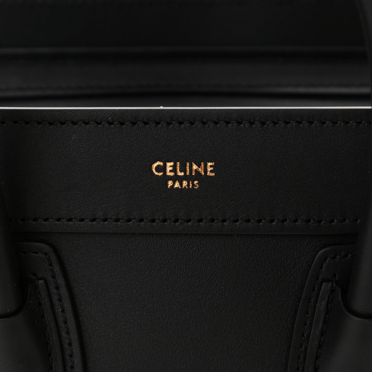 Smooth Calfskin Nano Luggage Black