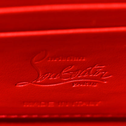 Christian Louboutin Metallic Calfskin Loubi54 Crossbody Clutch Red 6 of 9