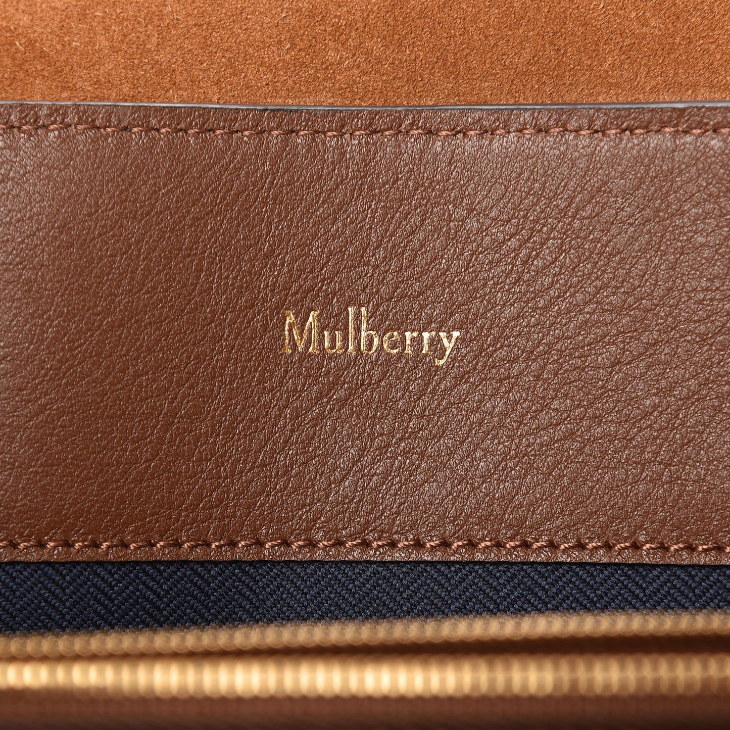 Silky Calfskin Large Seaton Tan