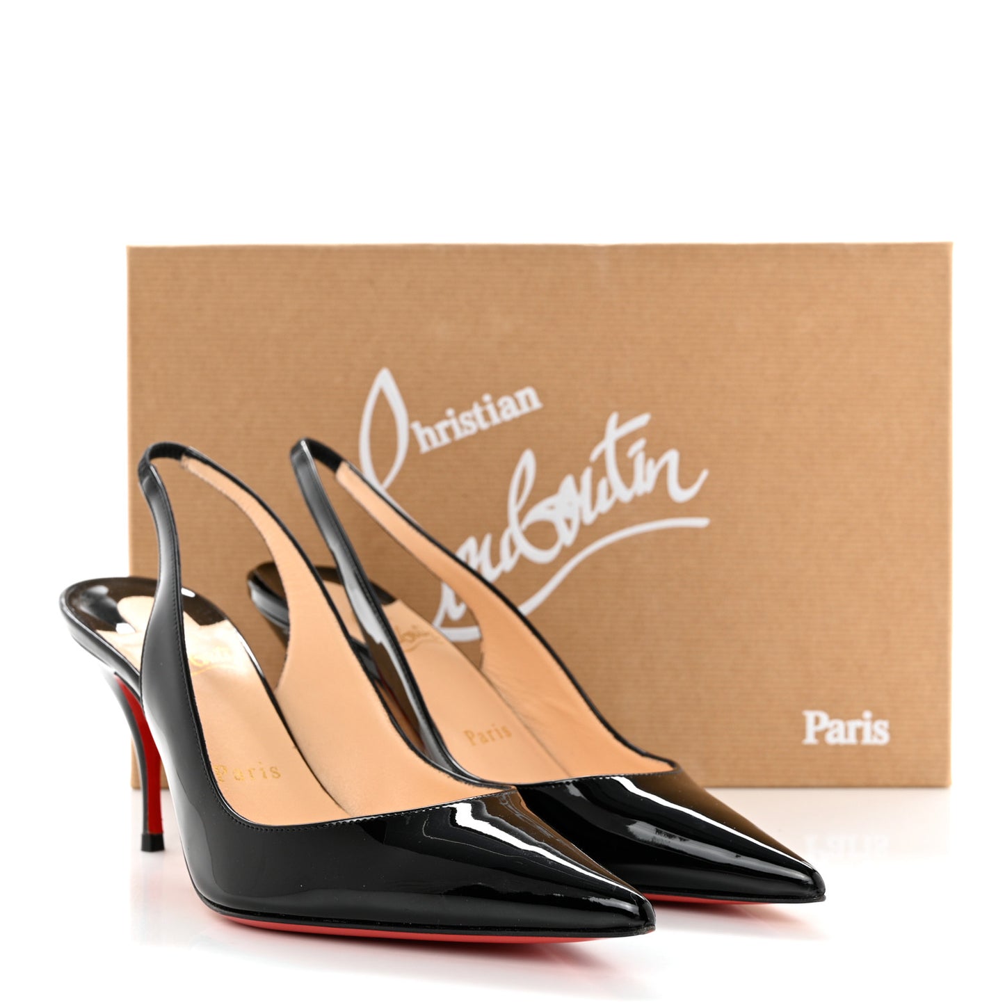 Patent Clare Sling 80 Pumps 35.5 Black
