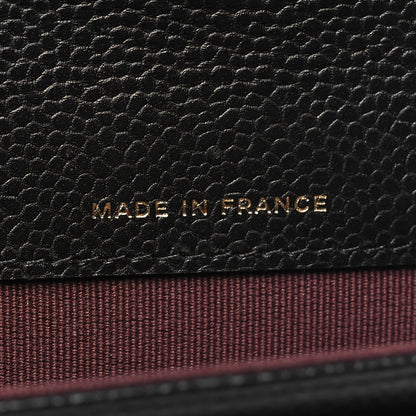 Chanel Caviar Quilted Flap Card Holder Wallet Black 8 of 10