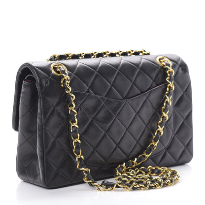 Chanel Lambskin Quilted Small Double Flap Black 3 of 16