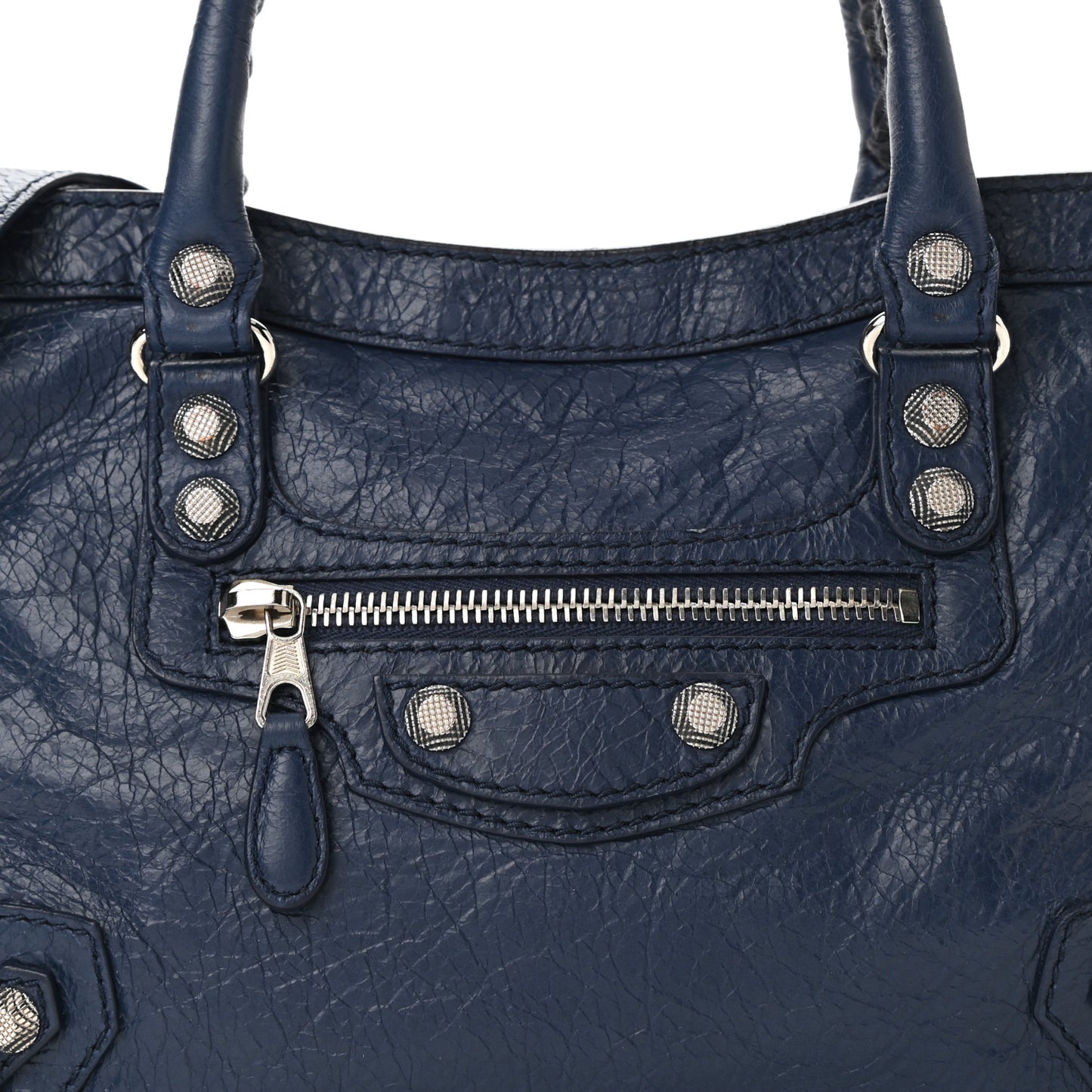Agneau Giant 12 Silver Hardware S City Bleu Roi
