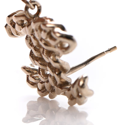 Chanel Chain Pearl CC Drop Earrings Gold 5 of 5