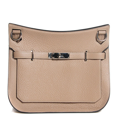 Hermes Taurillon Clemence Jypsiere 28 Gris Tourterelle 1 of 20