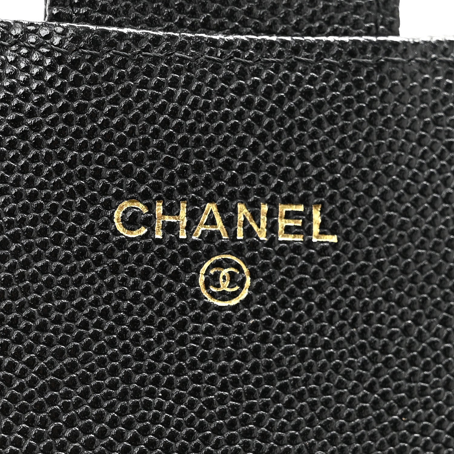 Chanel Caviar Quilted Phone Holder Wallet on Removable Chain Black 7 of 15