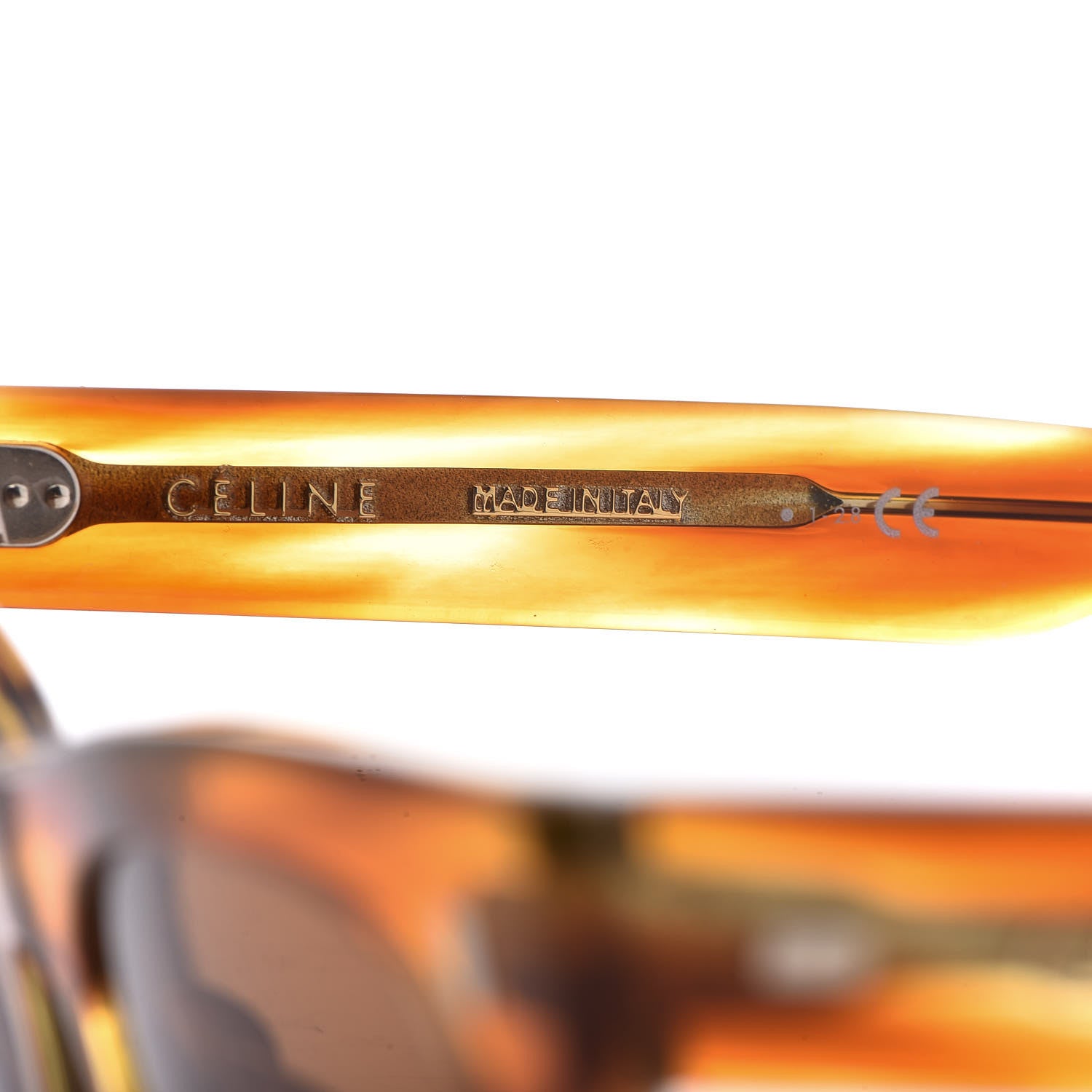 Celine Acetate Cat Eye Sunglasses CL 40052U Havana 6 of 7