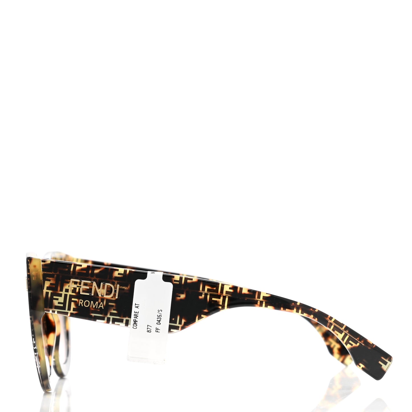 Acetate Fendi Roma Cat Eye Sunglasses FF 0435/S Havana