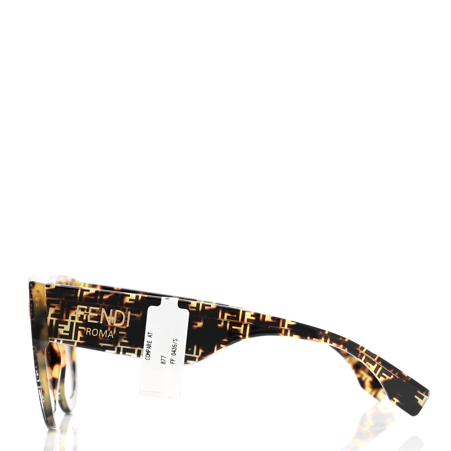 Fendi Acetate Fendi Roma Cat Eye Sunglasses FF 0435/S Havana 3 of 7