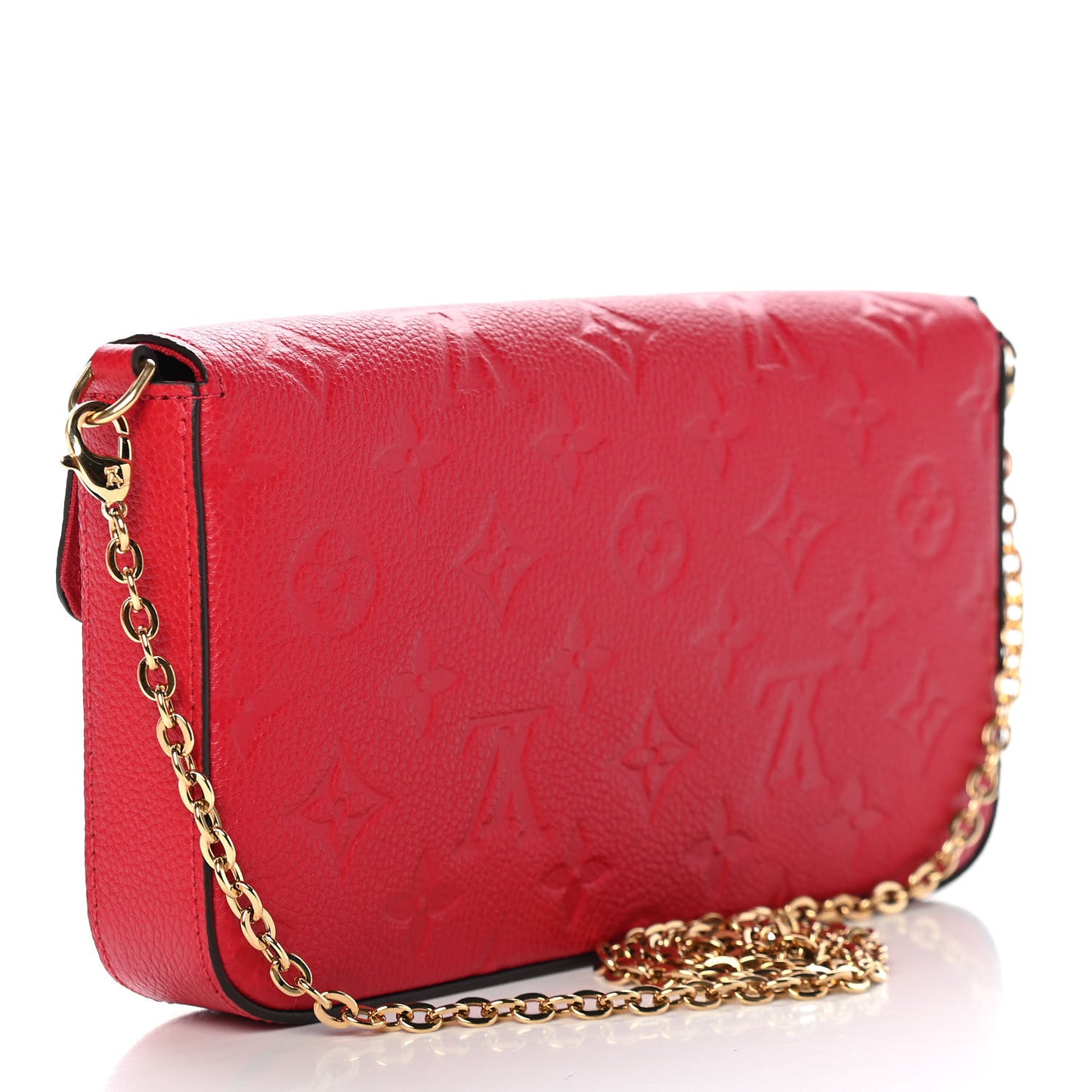 Empreinte Pochette Felicie Chain Wallet Cherry