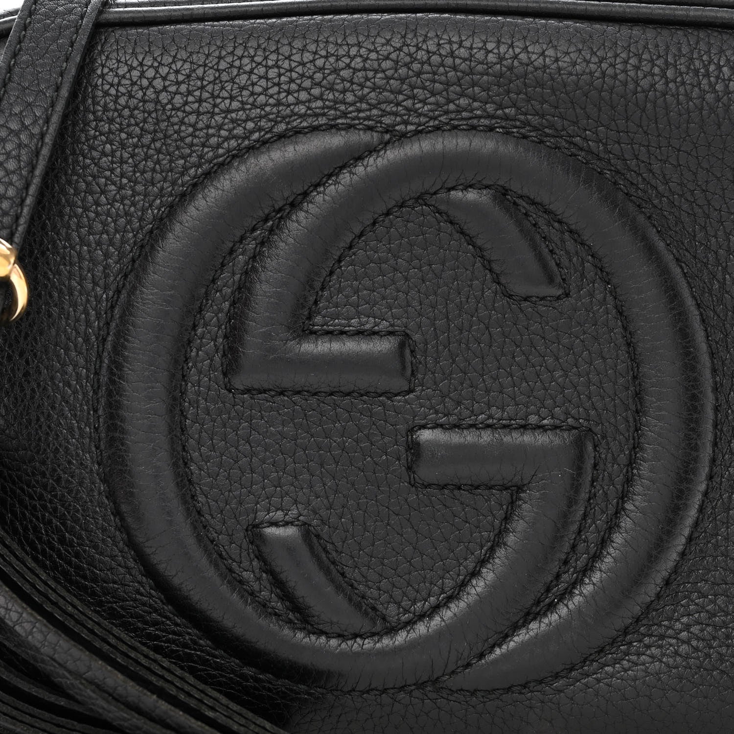 Gucci Pebbled Calfskin Small Soho Disco Bag Black 8 of 18