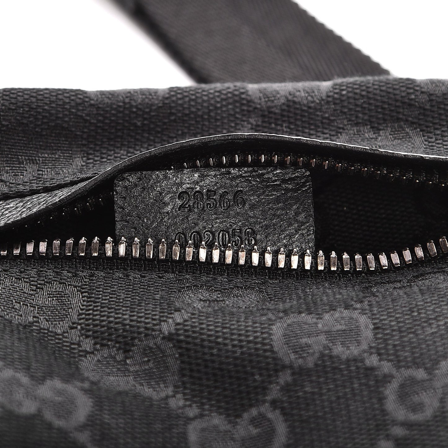 Monogram Belt Bag Black