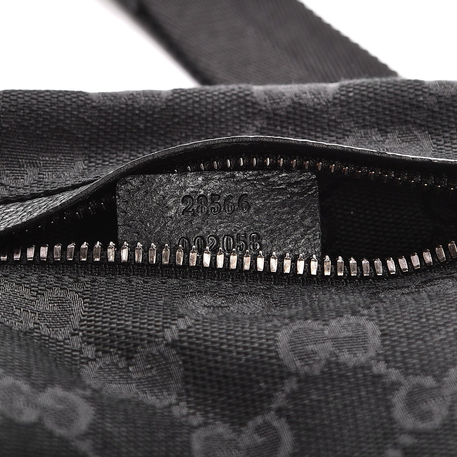 Gucci Monogram Belt Bag Black 7 of 8