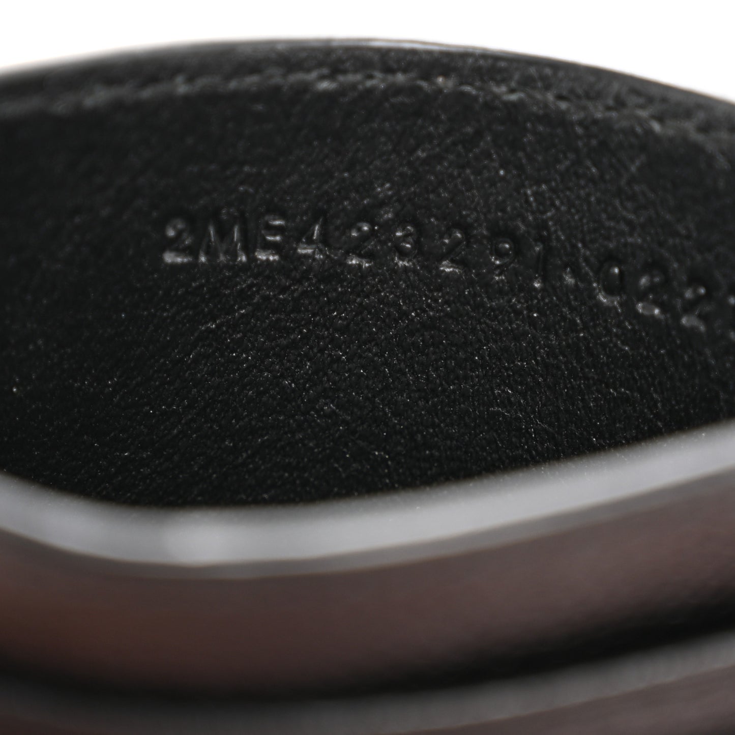 Grain De Poudre Matelasse Chevron Monochrome Monogram Credit Card Case Black