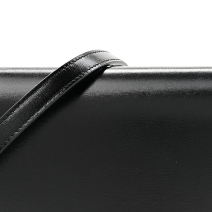 Saint Laurent Smooth Calfskin Monogram Crossbody Bag Black 8 of 10