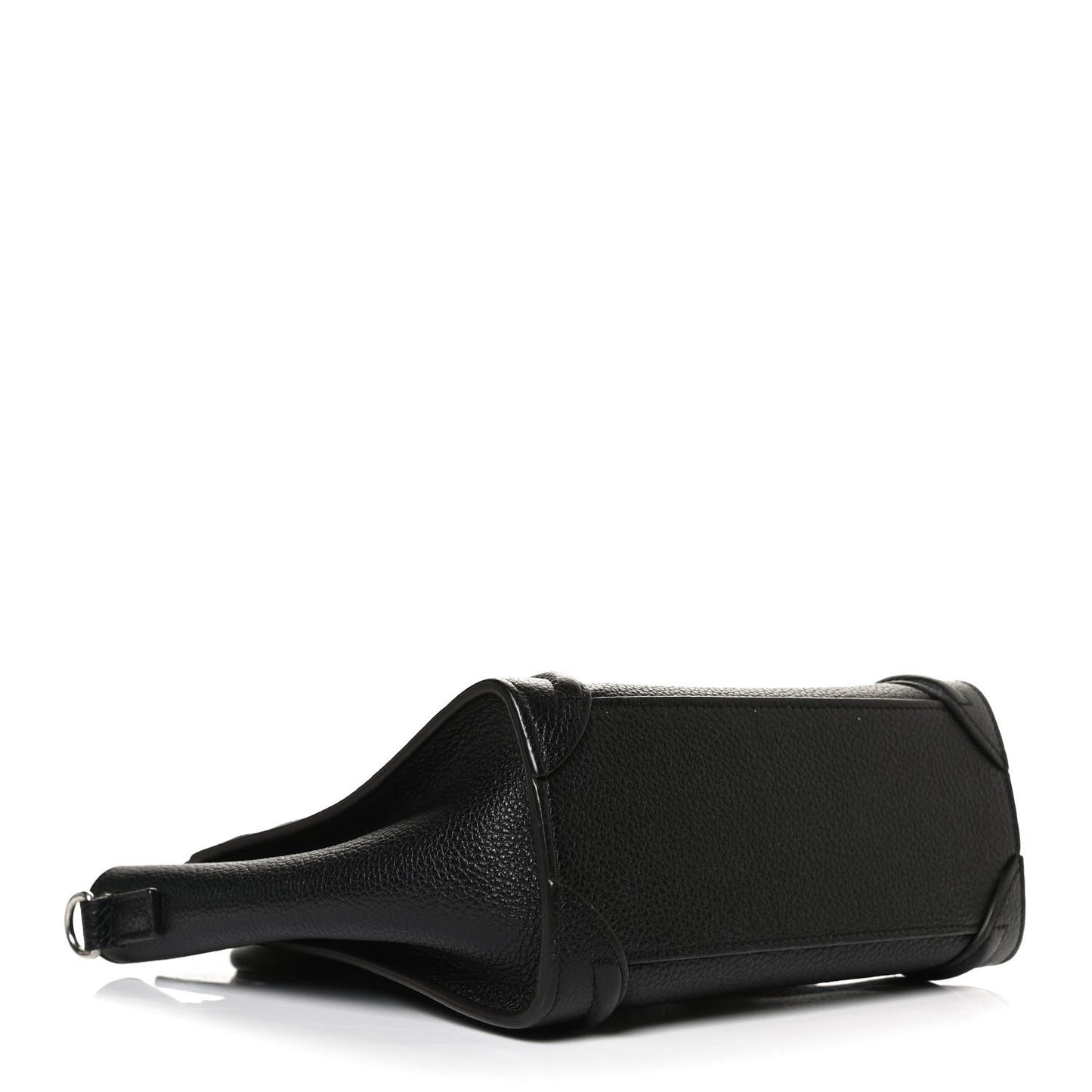 Drummed Calfskin Nano Luggage Black