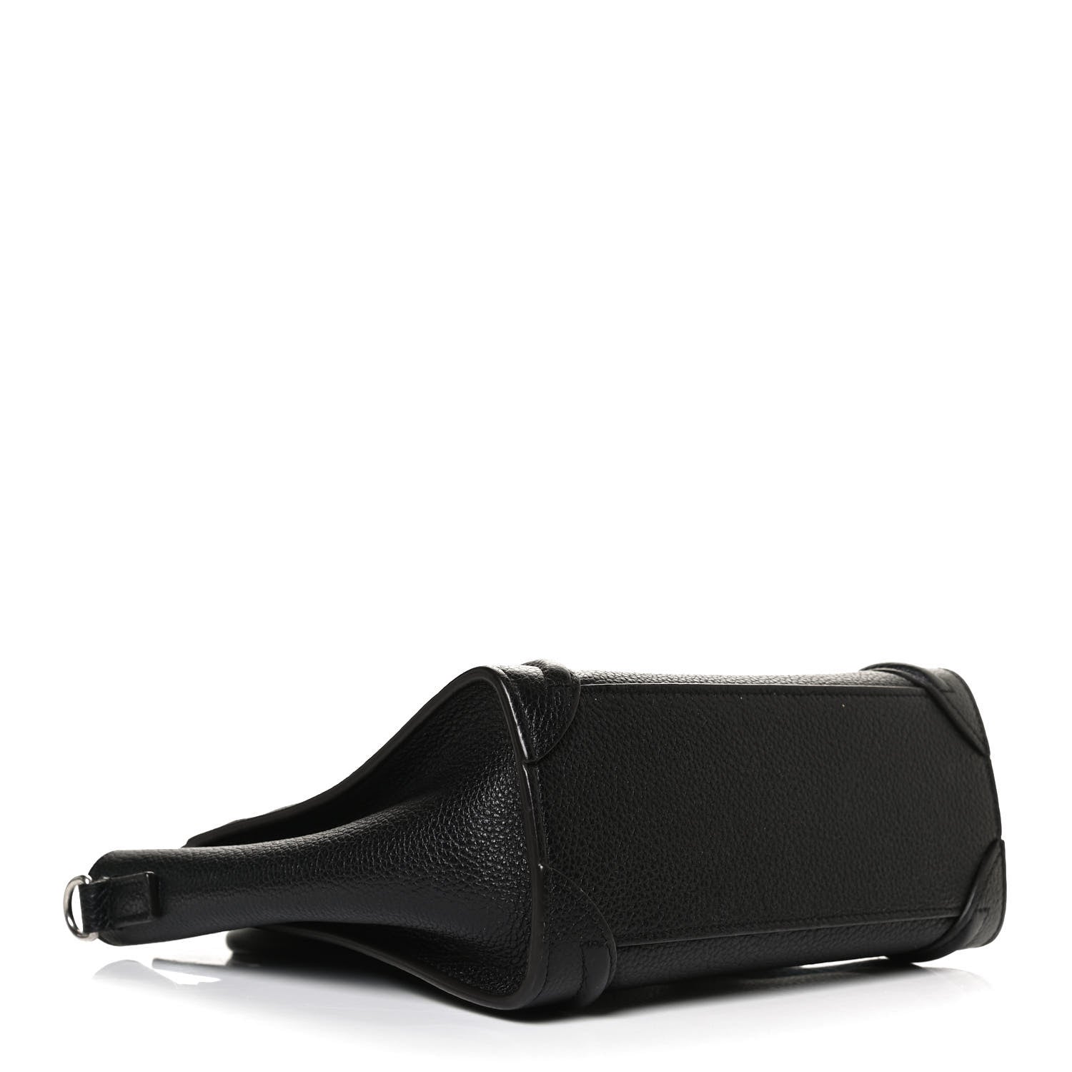 Celine Drummed Calfskin Nano Luggage Black 4 of 12