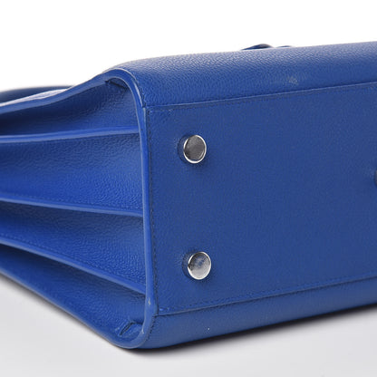 Saint Laurent Grained Calfskin Baby Sac De Jour Royal Blue 5 of 14