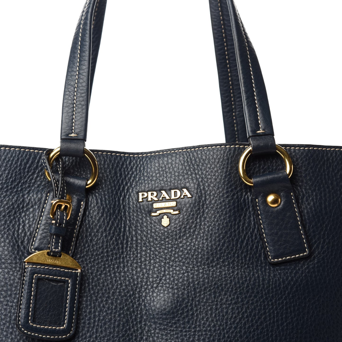 Vitello Daino Side Zip Tote Baltico