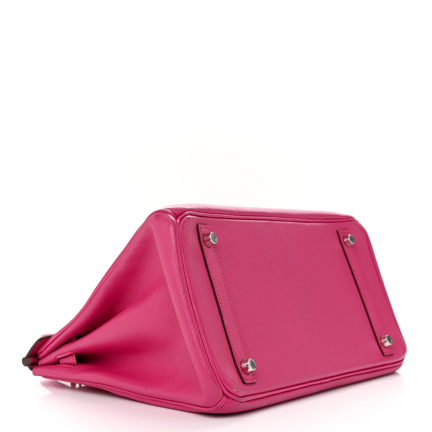 Hermes Chevre Mysore Birkin 30 Rose Shocking 4 of 14