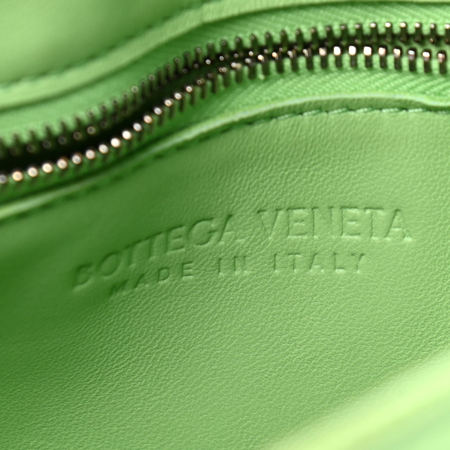 Nappa Maxi Intreccio Cassette Bag Pistachio