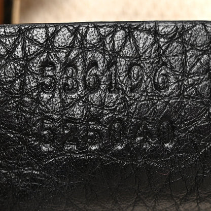 Gucci Pebbled Calfskin Medium Soho Chain Shoulder Bag Black 6 of 18