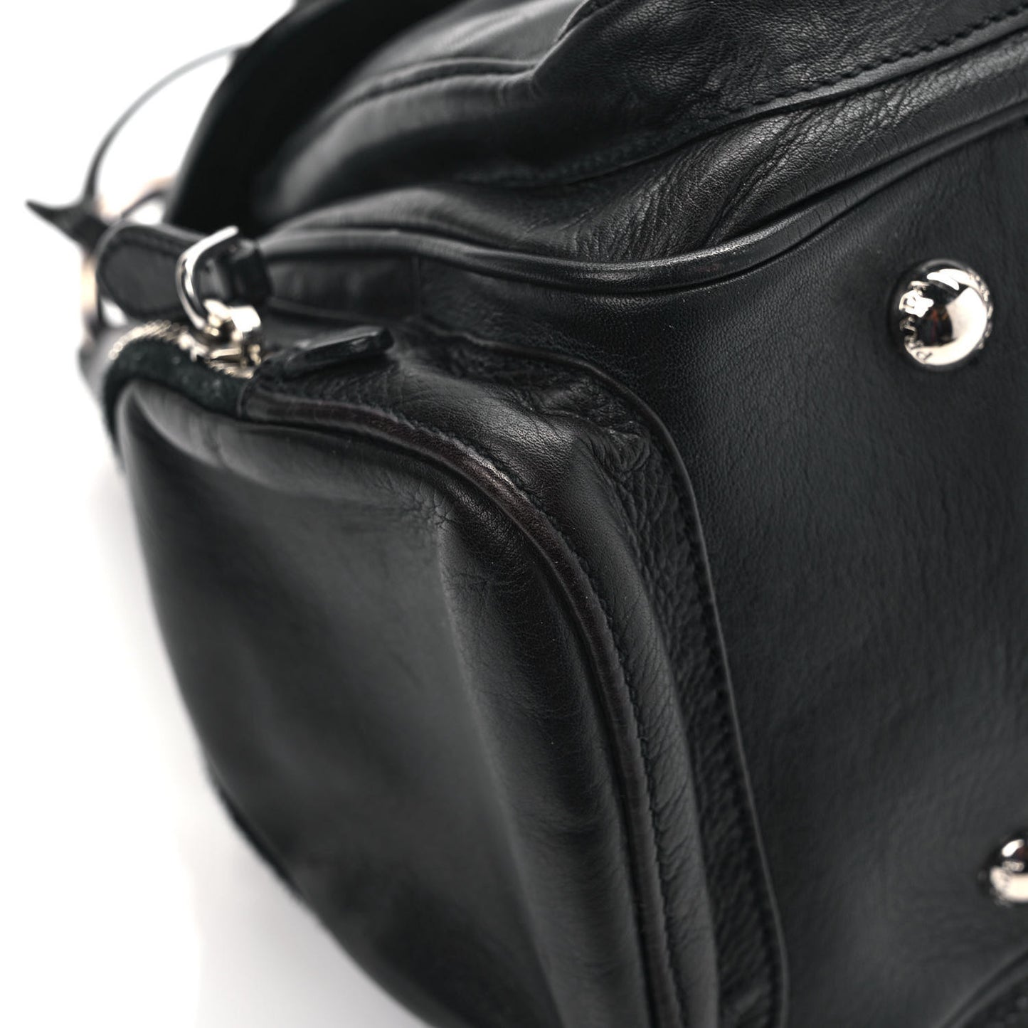 Cervo Antik Easy A Foldover Pushlock Flap Shoulder Bag Black