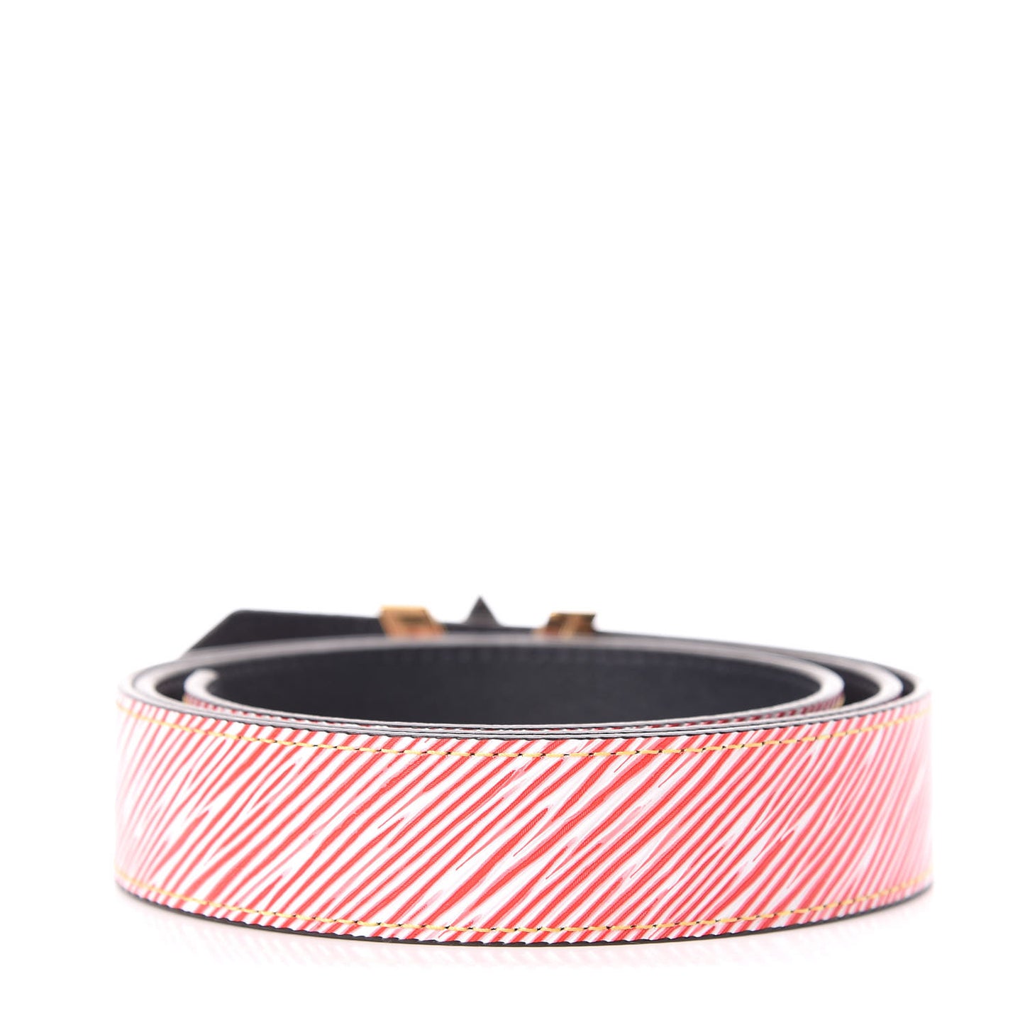Epi 30mm LV Twist Belt 90 36 Denim Red
