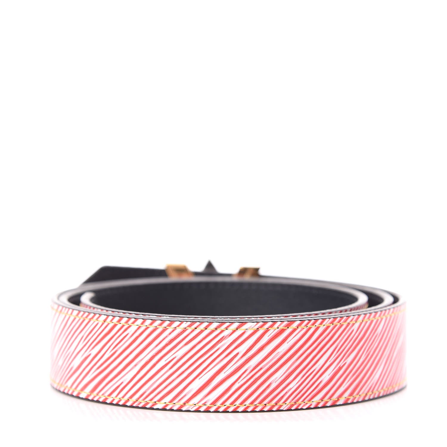 Louis Vuitton Epi 30mm LV Twist Belt 90 36 Denim Red 3 of 10