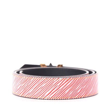 Louis Vuitton Epi 30mm LV Twist Belt 90 36 Denim Red 3 of 10