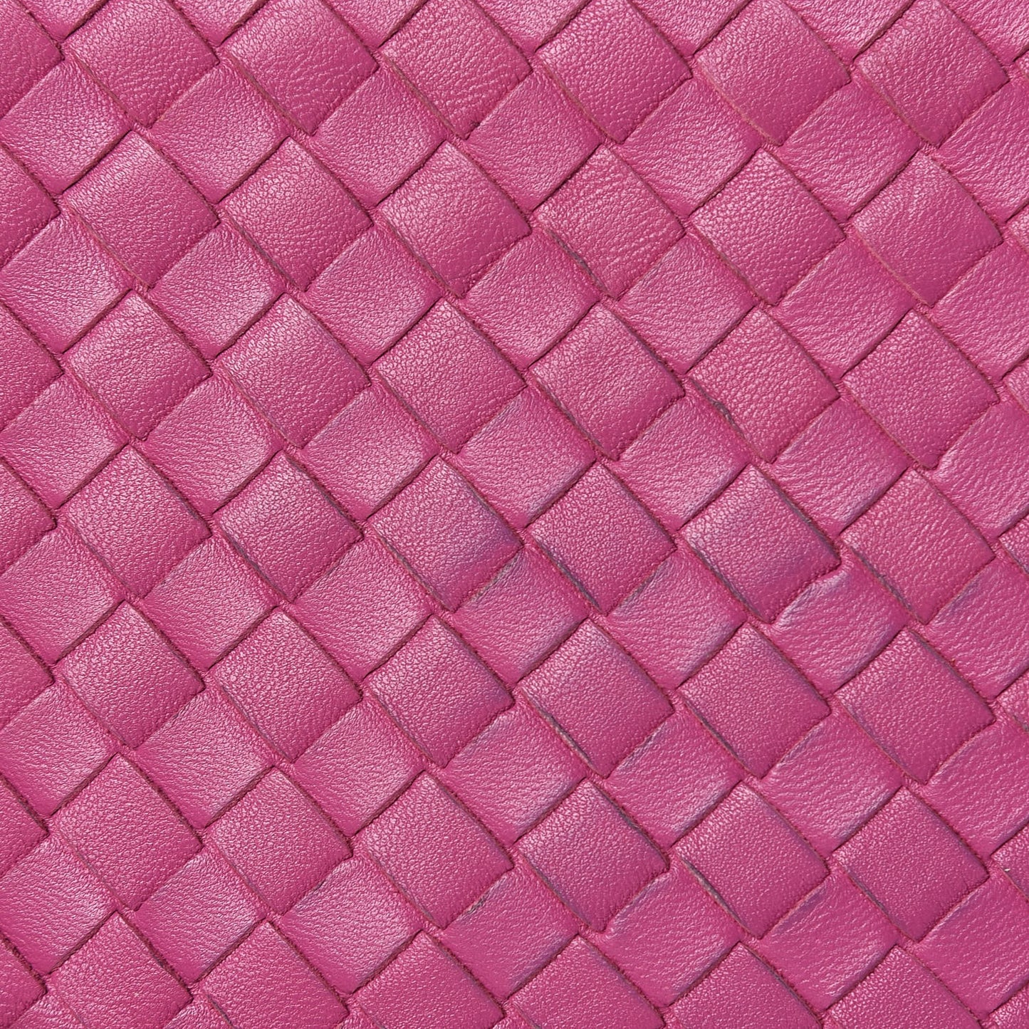 Nappa Intrecciato Pillow Crossbody Messenger Peony