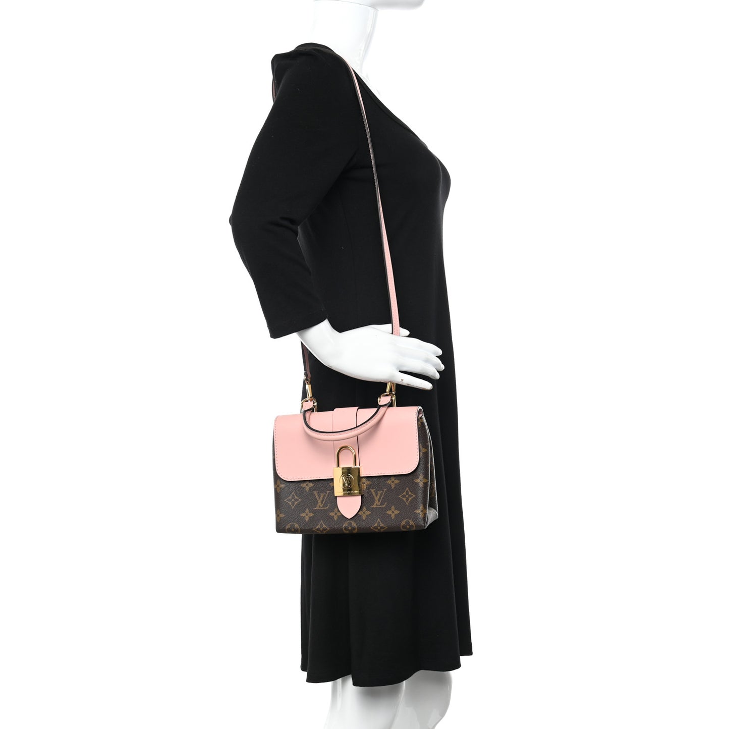 Monogram Locky BB Rose Poudre