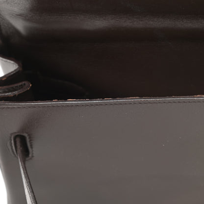 Hermes Box Kelly Retourne 32 Chocolate 15 of 21