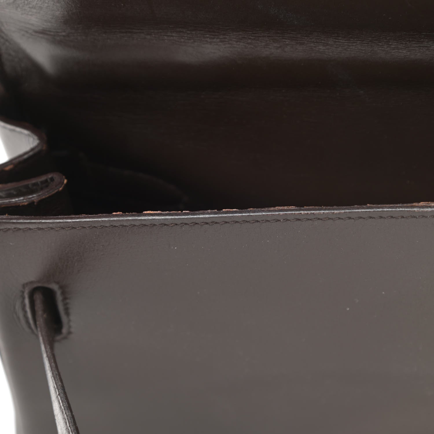 Hermes Box Kelly Retourne 32 Chocolate 15 of 21