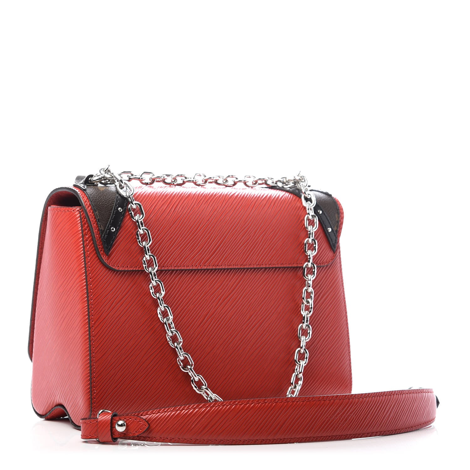 Louis Vuitton Epi Monogram Twist Shoulder Bag MM Coquelicot 2 of 7