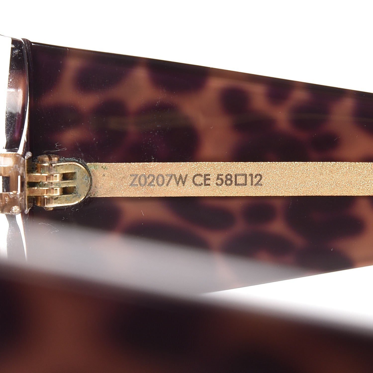 Louis Vuitton Leopard Marquise Sunglasses Z0207W Brown 7 of 8