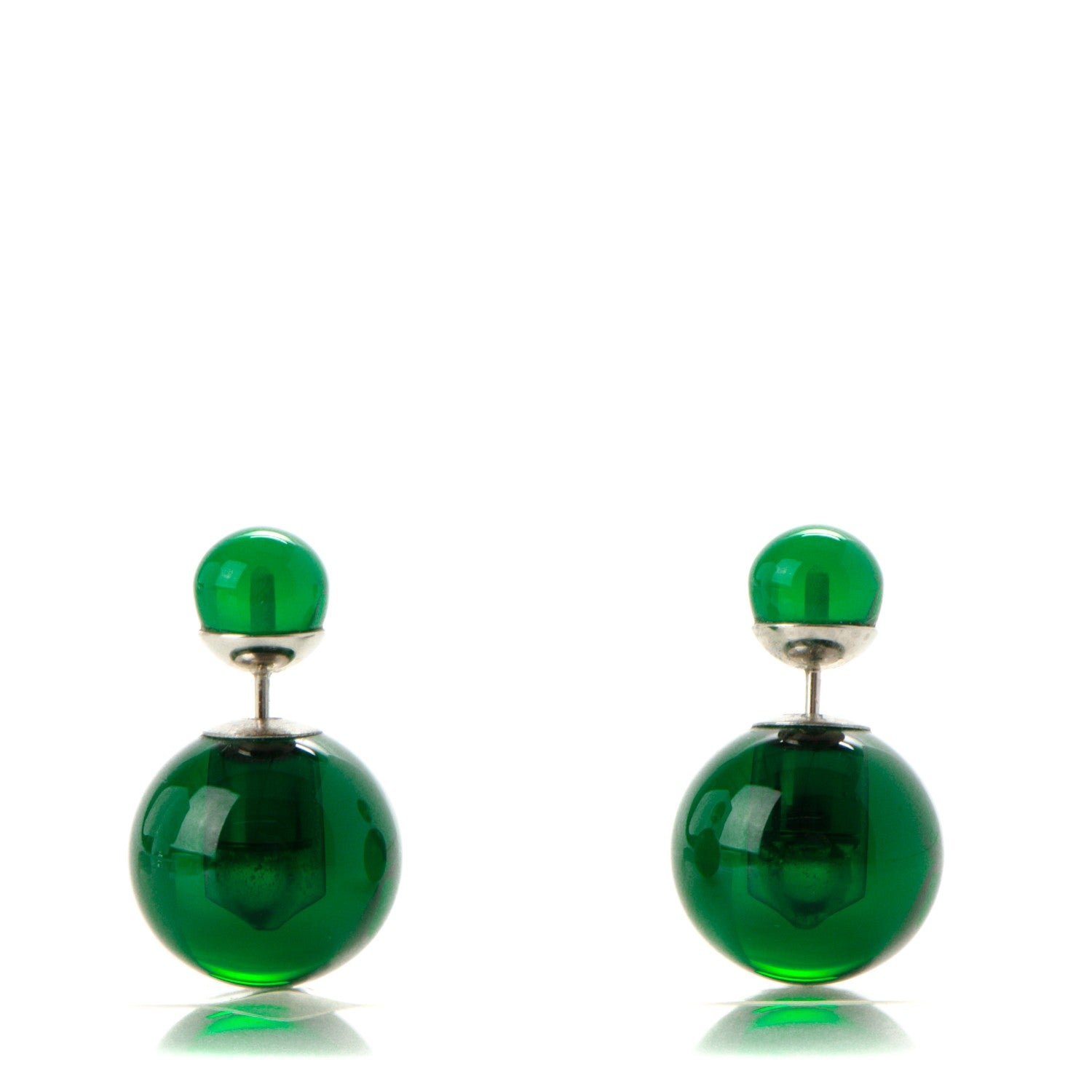 Christian Dior Mise En Dior Tribal Earrings Green 1 of 6