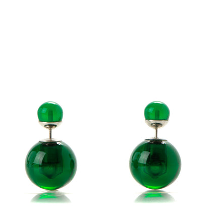 Christian Dior Mise En Dior Tribal Earrings Green 1 of 6