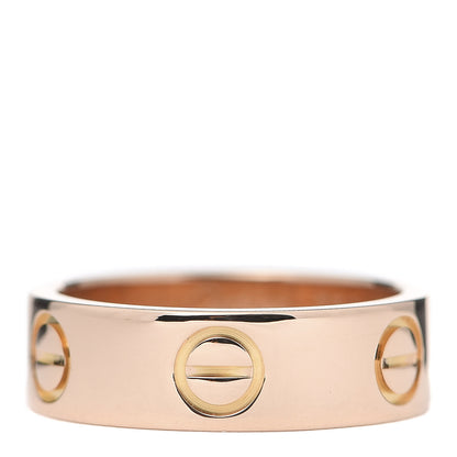 Cartier 18K Pink Gold 5.5mm LOVE Ring 48 4.5 3 of 4