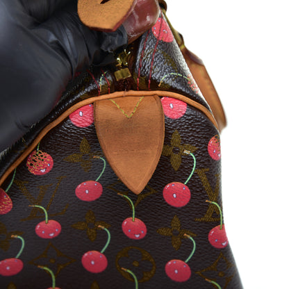Louis Vuitton Monogram Cerises Speedy 25 8 of 8