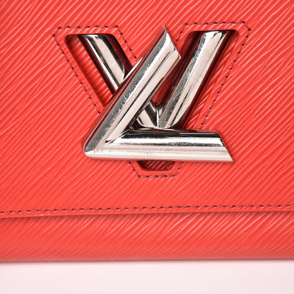 Louis Vuitton Epi Twist Shoulder Bag MM Coquelicot 11 of 11